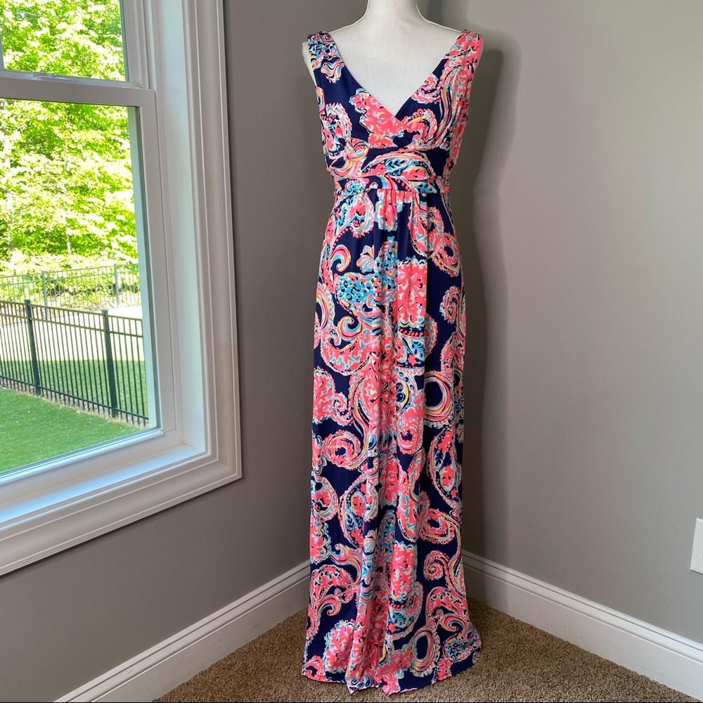 Lilly Pulitzer Sloane Maxi Dress Sz Large